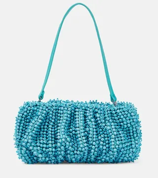 Bean beaded shoulder bag
