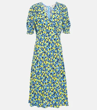 Jemma printed wrap dress