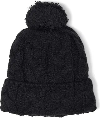 The North Face Cable Minna Pom Beanie (TNF Black) Caps