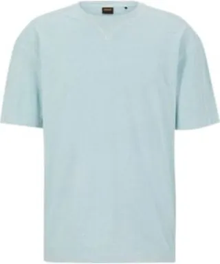 Cotton-jersey oversize-fit T-shirt with embroidered logo