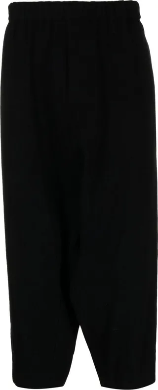 Cropped Wool Trousers