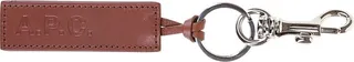 A.P.C. Logo Embossed Keyring