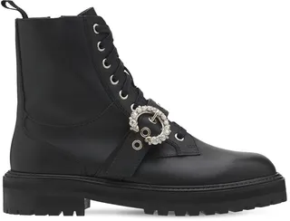 30mm Cora leather combat boots