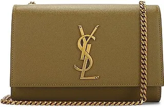 Saint Laurent Small Kate Chain Bag in Olive