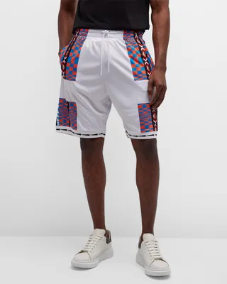 x AOP Folk Kappa Men's Geometric Soccer Shorts