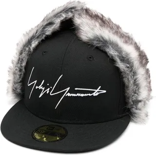 Faux-Fur Trimmed Cap