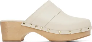 Aeyde Off-White Bibi Clogs