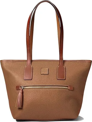 Dooney & Bourke Pebble Small Tote (Caramel) Handbags