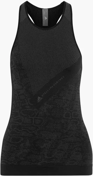 Essentials Seamless stretch-jacquard tank
