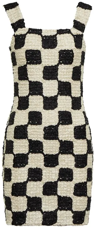 Najya checked minidress