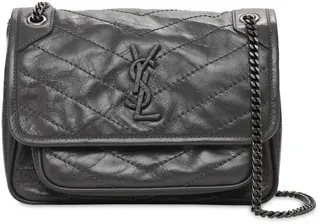 Baby Niki vintage leather shoulder bag