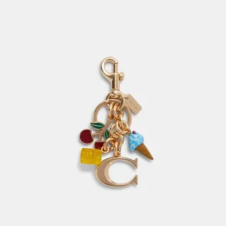 Coach Outlet Signature Mixed Charms Cluster Bag Charm