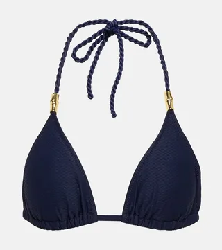 Core triangle bikini top