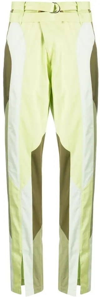 Daintree straight-leg panelled trousers