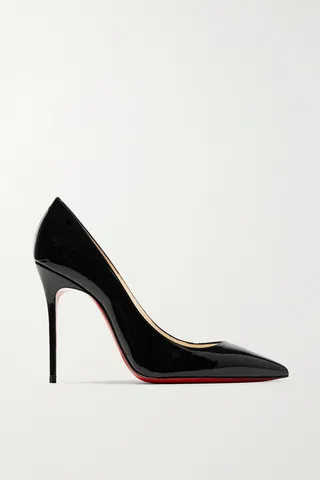 Christian Louboutin - Décolleté 554 100 Patent-leather Pumps - Black