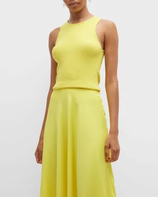 Cashmere Rib Tank Top