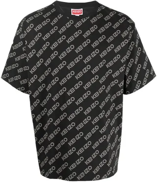 logo-print cotton T-shirt