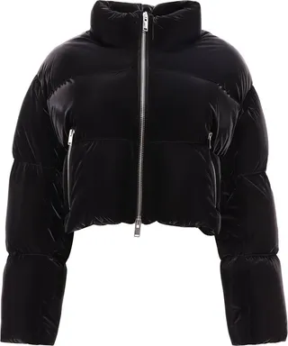 Khaite Cropped Zip-Up Puffer Jacket