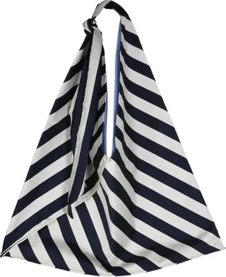 Jejia Striped Knot Detailed Tote Bag