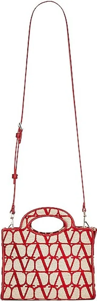 Valentino Garavani Le Troisieme Mini Tote Bag in Red
