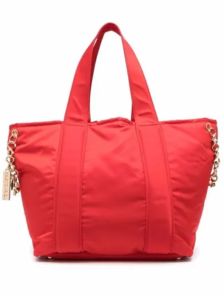 Hugging chain-trim tote