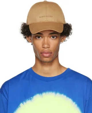 Givenchy Tan 4G Embroidered Cap