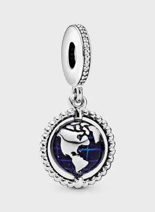 Spinning Globe Dangle Charm