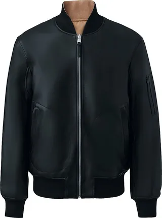 Easton Leather Bomber Jacket