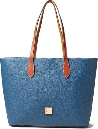 Dooney & Bourke Pebble Large Tote (Jeans) Handbags