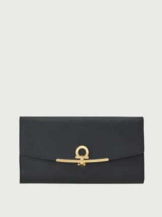 Ferragamo Women Gancini mini bag Black