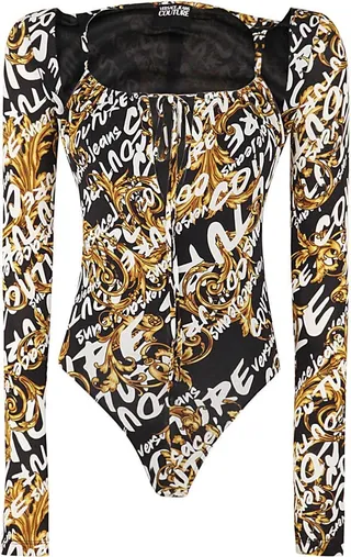 Graphic Printed Bodysuit