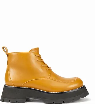 Kate Short Lug Sole Combat Boot in honey