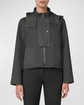 Millie Trapezoid Quilted Parka Jacket
