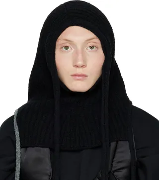 Ottolinger Black Hood Beanie