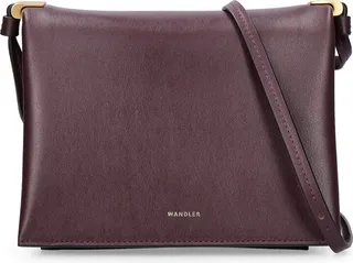 Uma Box leather shoulder bag