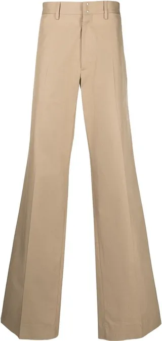 Wide-Leg Tailored Trousers