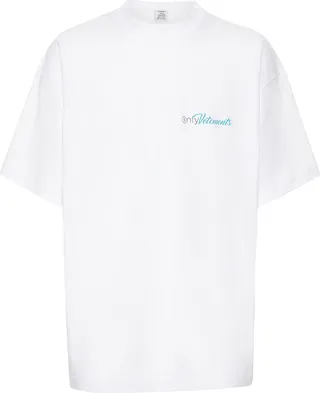 Only Vetements print cotton t-shirt