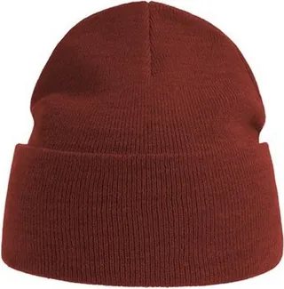 Atlantis Unisex Adult Pure Recycled Beanie - Rust