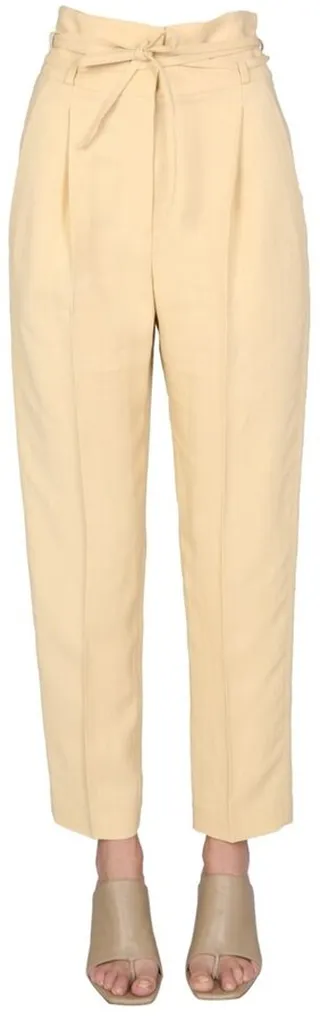 Brunello Cucinelli High Waist Drawstring Trousers