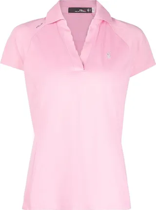 Pink Piqué Golf Polo Shirt