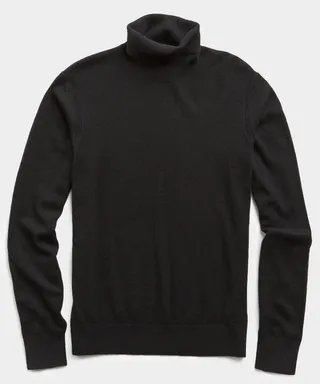 Cashmere Turtleneck in Black