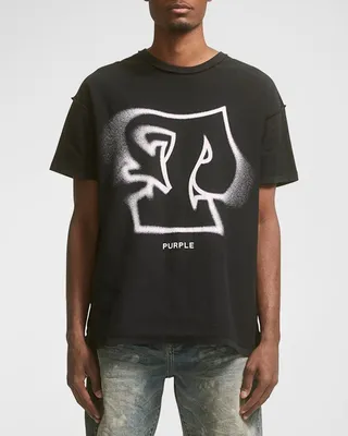 Men's Textured Jersey Inside-Out T-Shirt