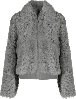 Zip-Fastening Shearling Jacket