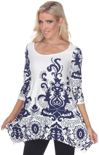 White Mark Women's Yanette Tunic