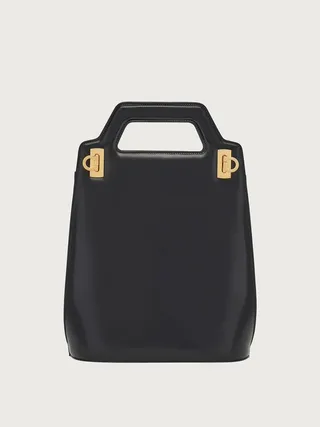 Ferragamo Women Wanda North-South top handle Black