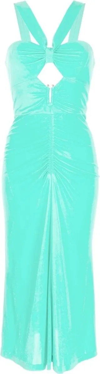 Ruched Halterneck Dress