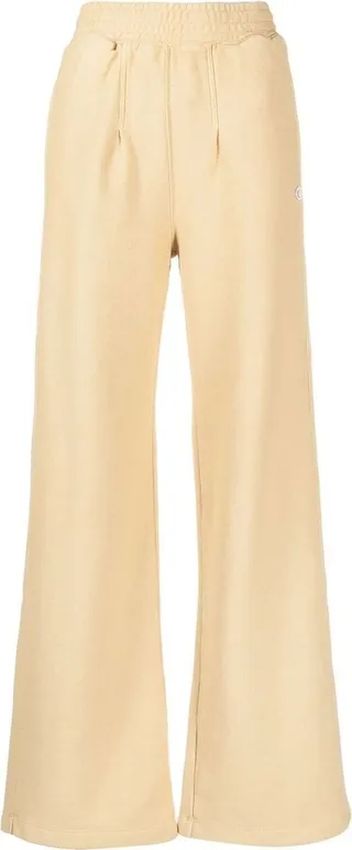 Logo-Patch Wide-Leg Sweatpants