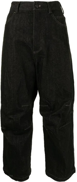 High-Waisted Cropped Trousers