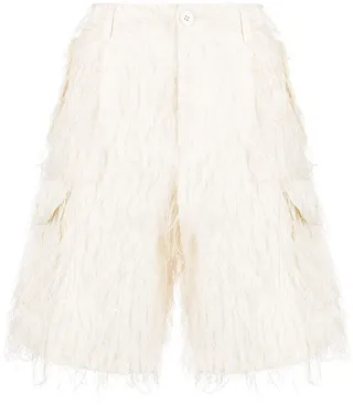 Fringed Cargo Shorts