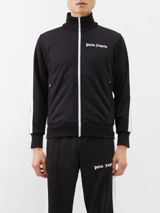 Logo-print Jersey Track Jacket
